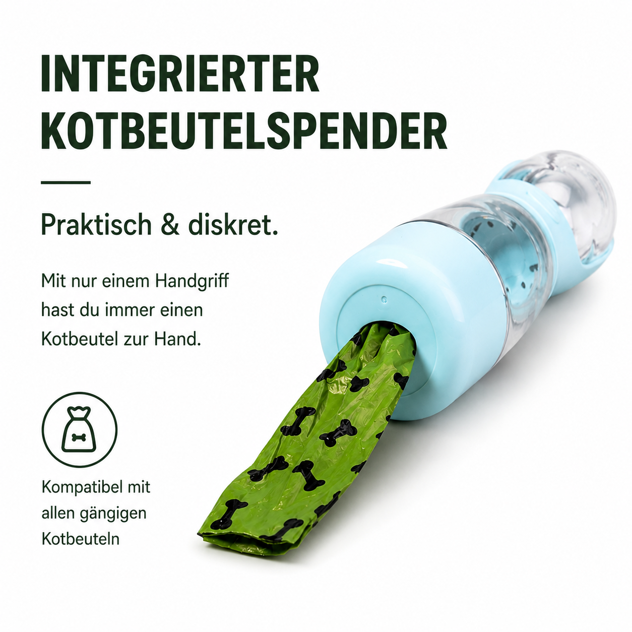 Gassi Pro™ 4-in-1 Hundetrinkflasche